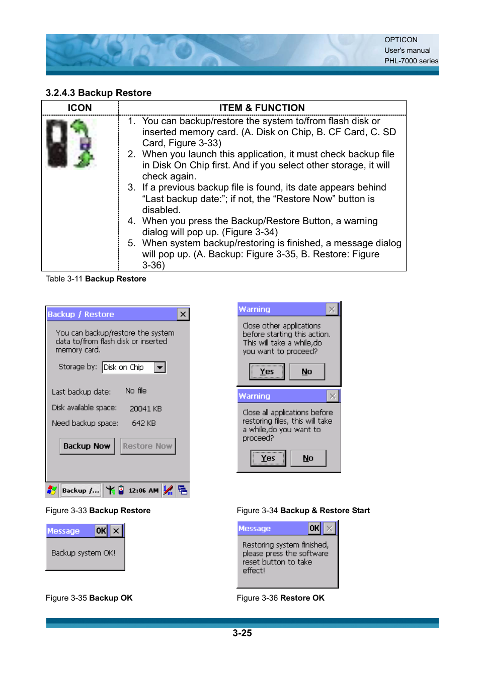 Opticon PHL 7200 User Manual User Manual | Page 88 / 168