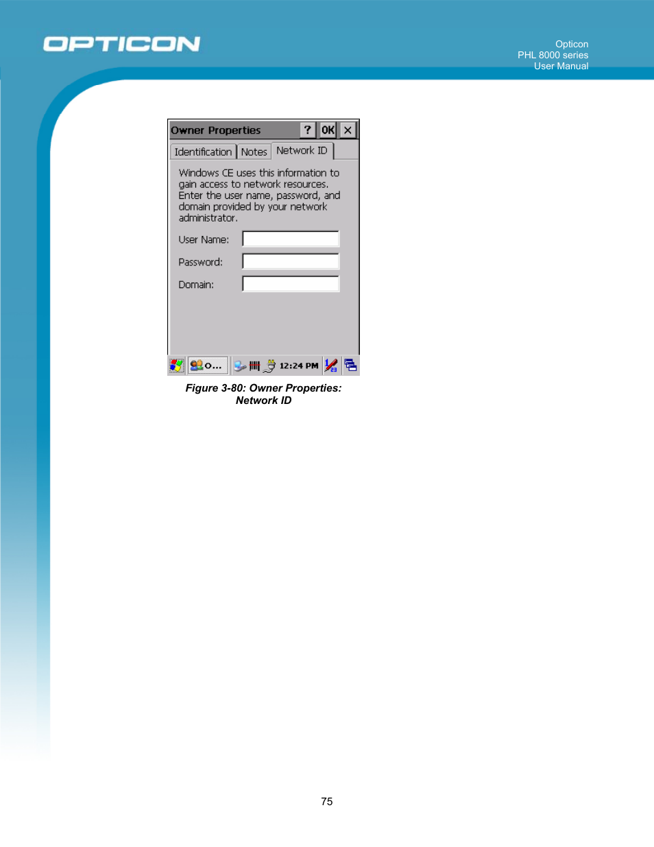 Opticon PHL 8000 User Manual | Page 75 / 113