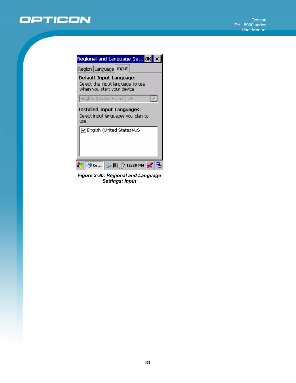 Opticon PHL 8000 User Manual | Page 81 / 113