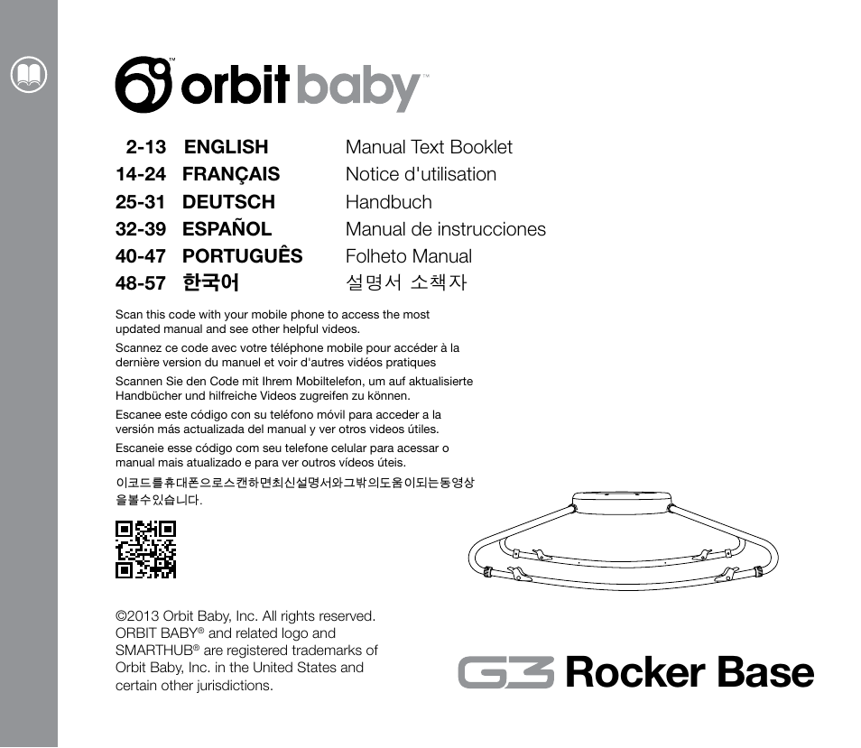 Orbit Baby G3 Rocker Base User Manual | 56 pages