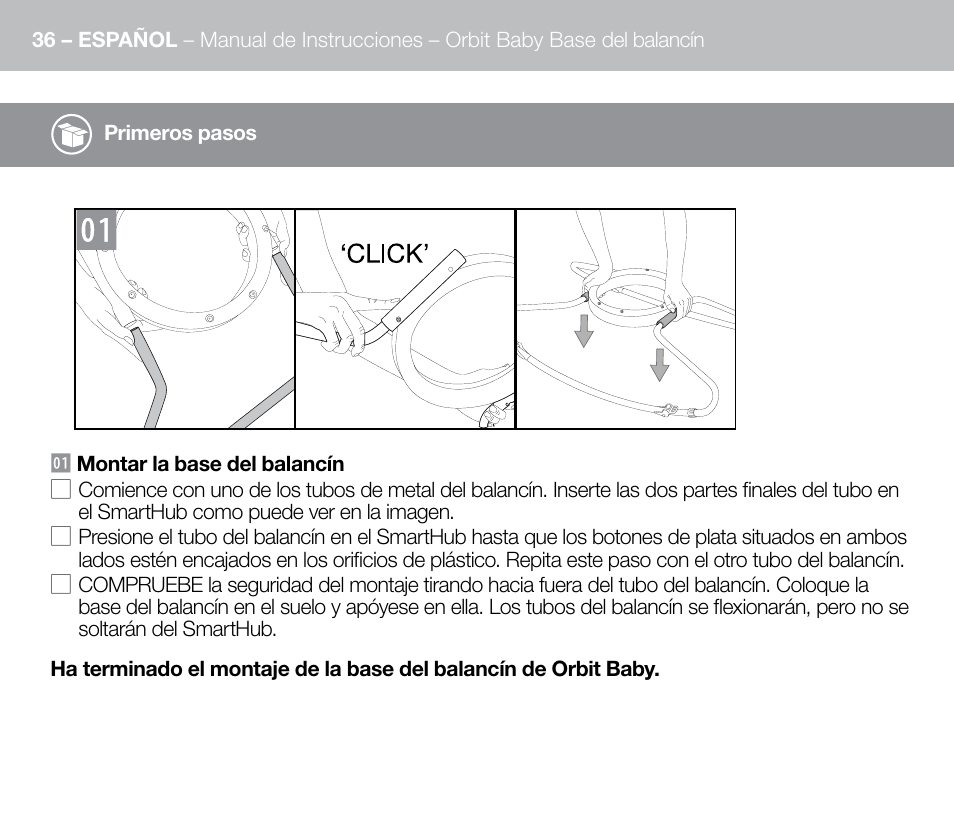 Orbit Baby G3 Rocker Base User Manual | Page 36 / 56