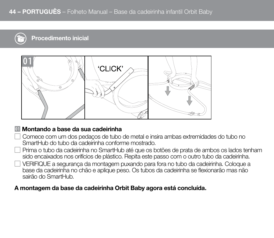 Orbit Baby G3 Rocker Base User Manual | Page 44 / 56