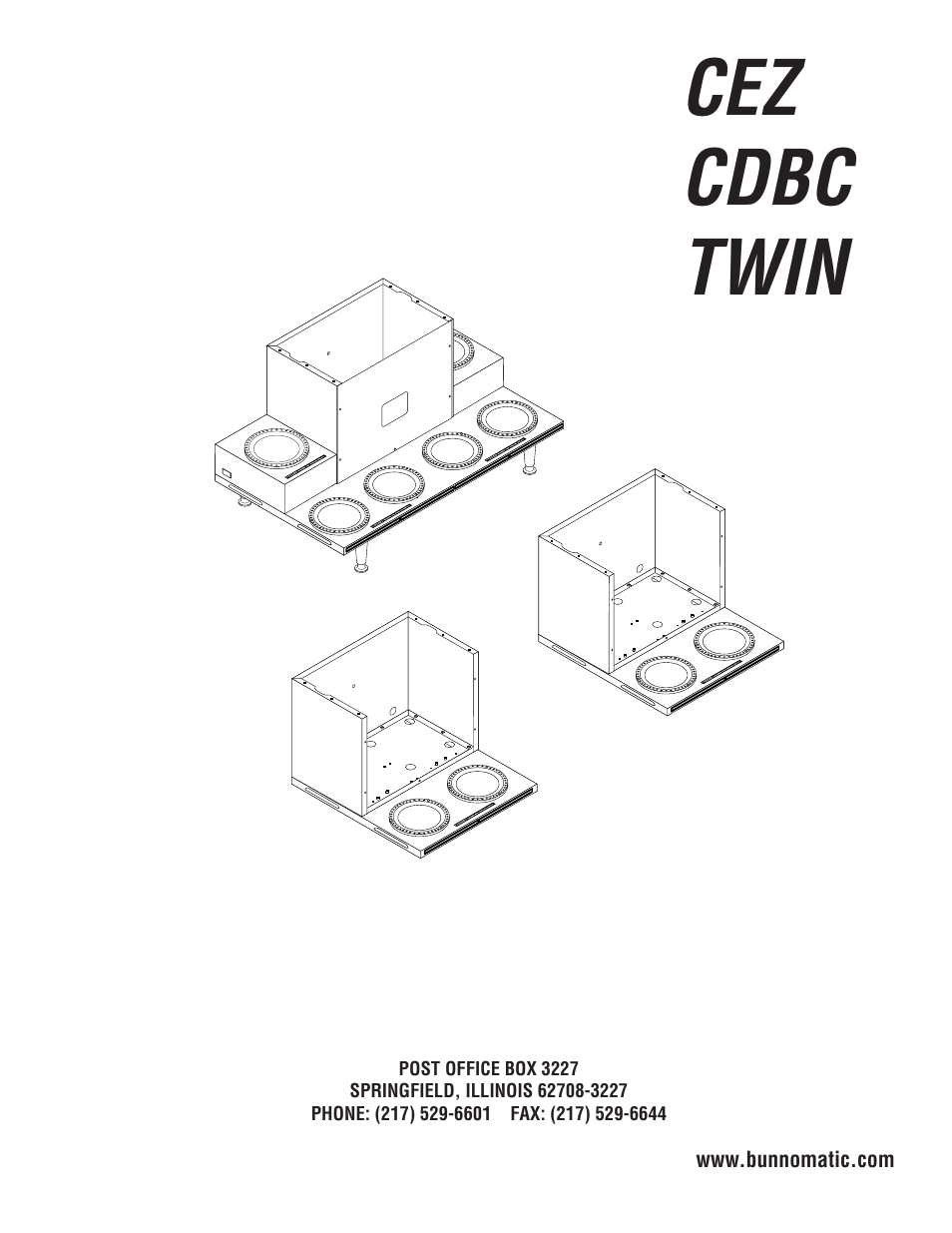 Bunn CDBC TWIN User Manual | 36 pages