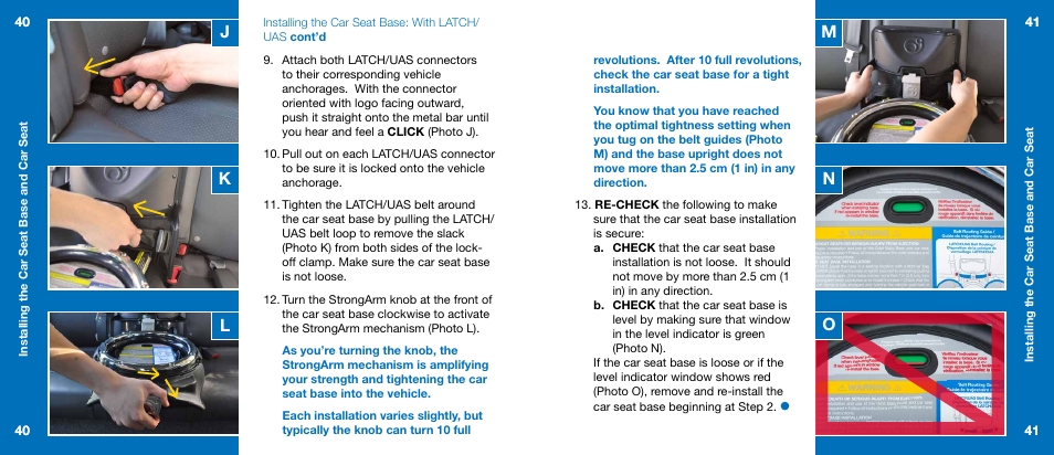 Orbit Baby G3 Infant Car Seat and Base User Manual | Page 21 / 49