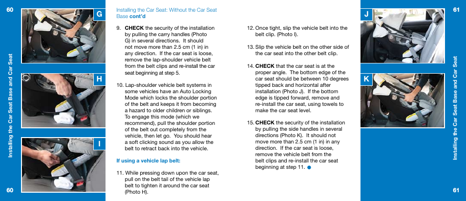 Kj i h g | Orbit Baby Infant Car Seat G2 and Base G2 User Manual | Page 31 / 49
