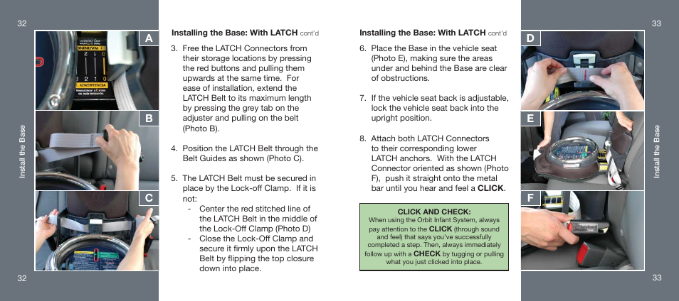 Orbit Baby Infant Car Seat and generation-one Base User Manual | Page 17 / 47
