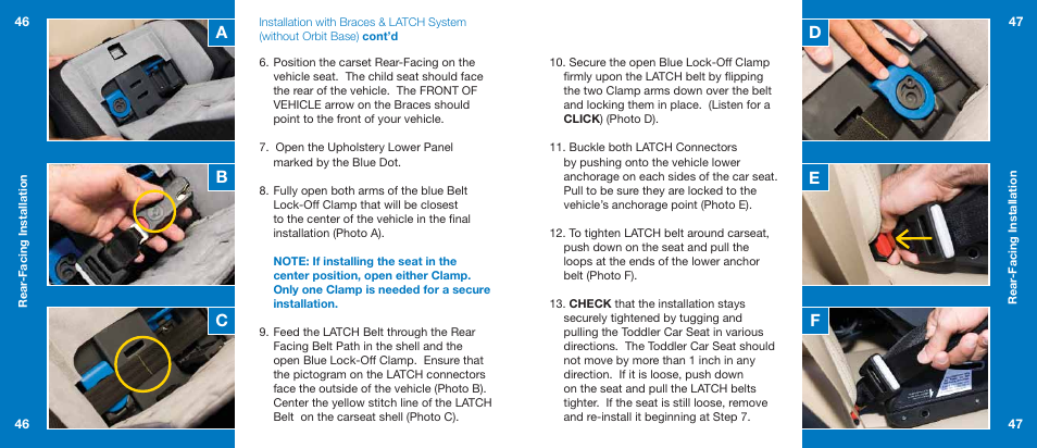 Orbit Baby Generation-one Toddler Car Seat User Manual | Page 24 / 55
