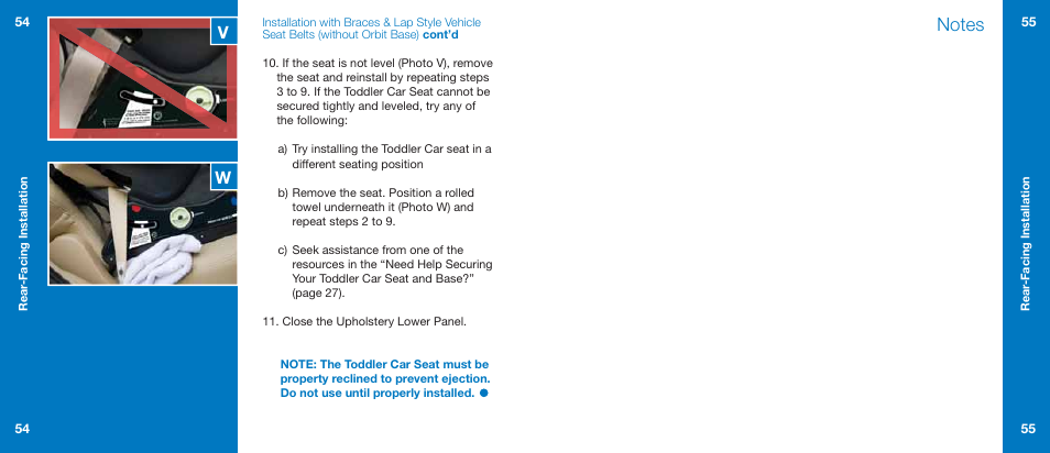 Orbit Baby Generation-one Toddler Car Seat User Manual | Page 28 / 55