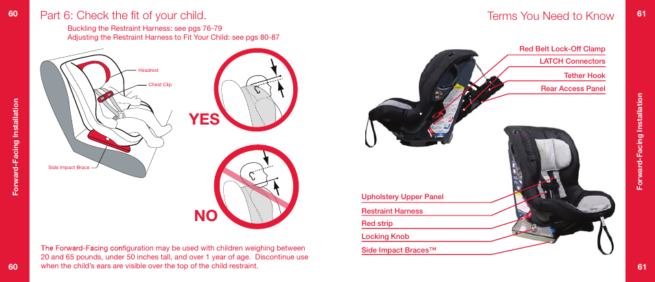 Yes no | Orbit Baby Generation-one Toddler Car Seat User Manual | Page 31 / 55