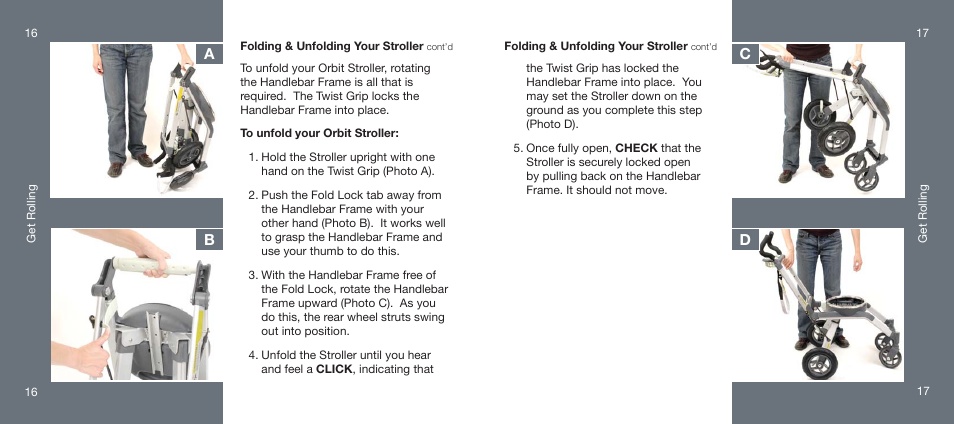 Cd b a | Orbit Baby Generation-one Stroller User Manual | Page 9 / 25