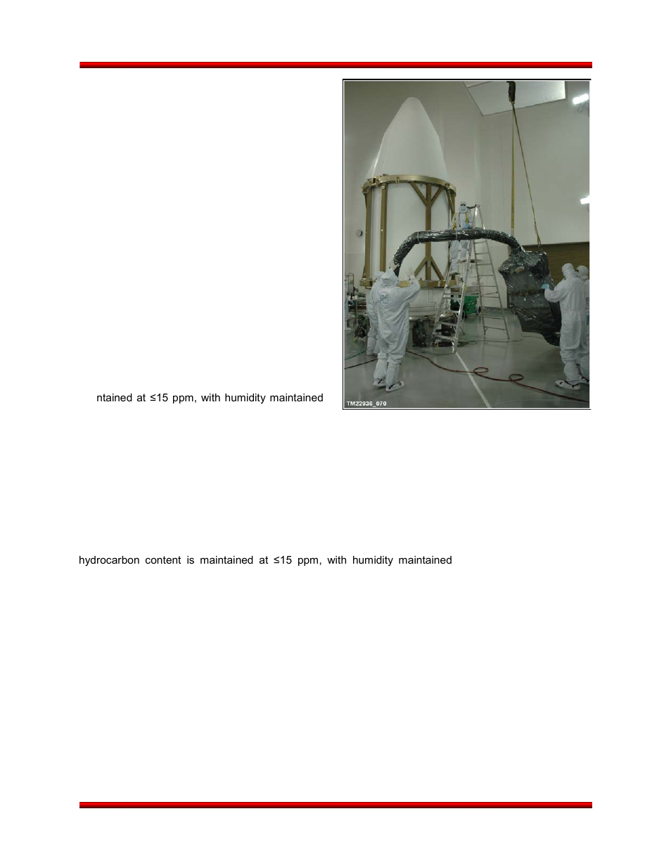 High cleanliness integration environment, Hepa-filtered fairing air supply, Fairing surface cleanliness | Secure fts, Minotaur iv • v • vi user’s guide | Orbital Minotaur VI User Manual | Page 99 / 121