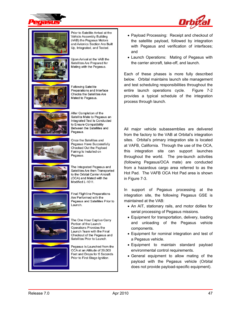 Pegasus user’s guide | Orbital Pegasus User Manual | Page 58 / 92