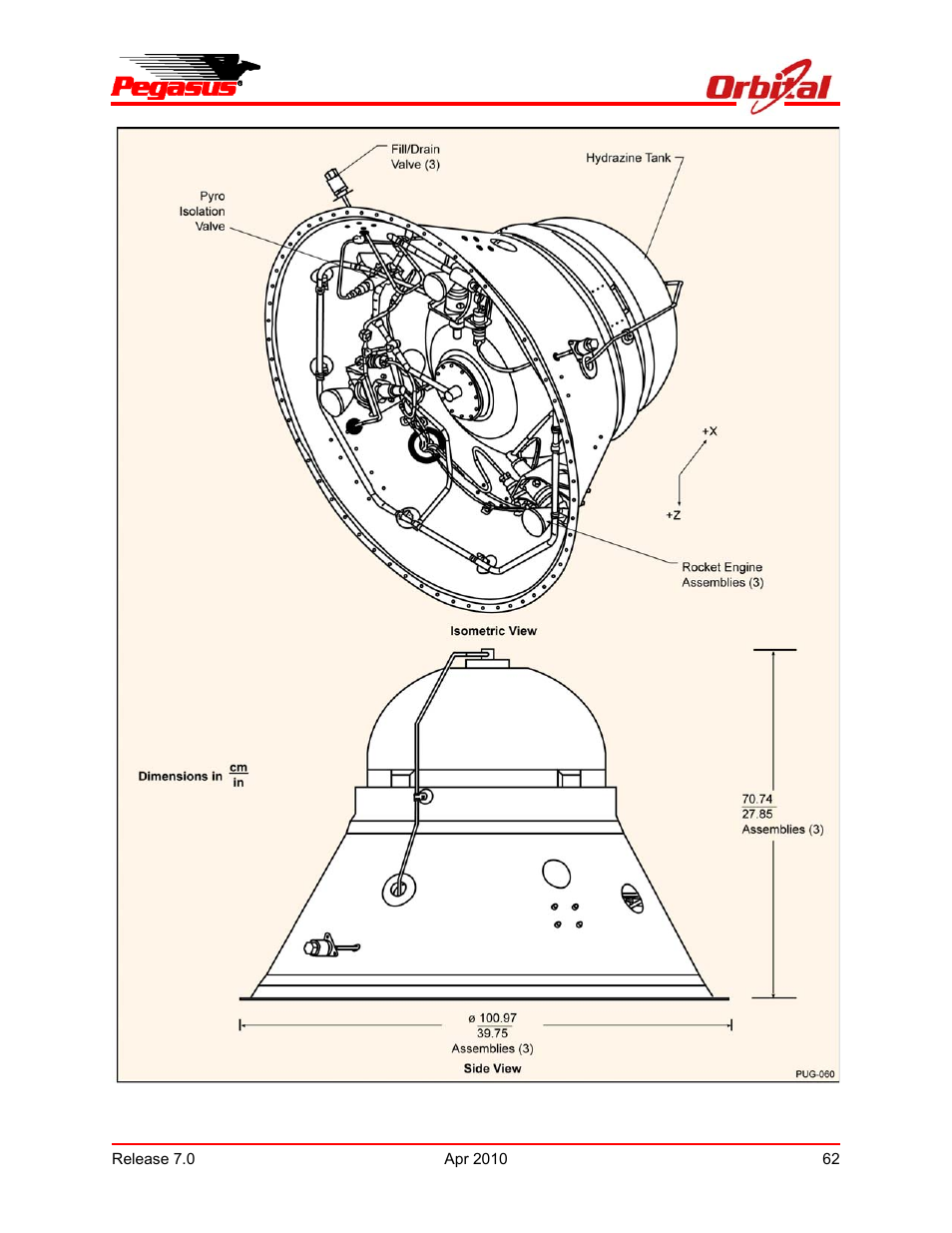 Pegasus user’s guide | Orbital Pegasus User Manual | Page 73 / 92