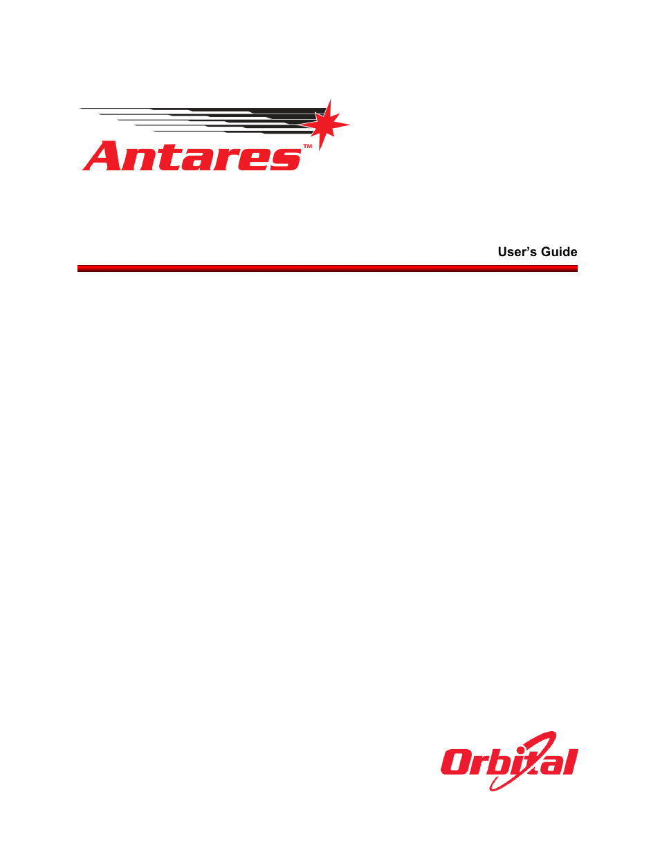 Orbital Antares User Manual | Page 2 / 99