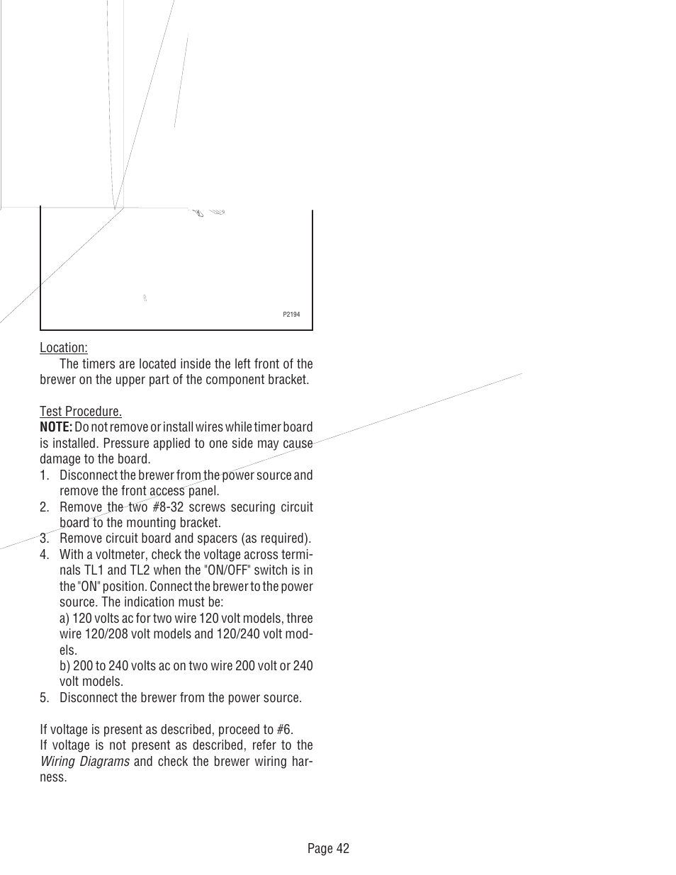 Bunn DUAL TM (Serial # DUAL010000 - Up) 27040.0000F User Manual | Page 42 / 53