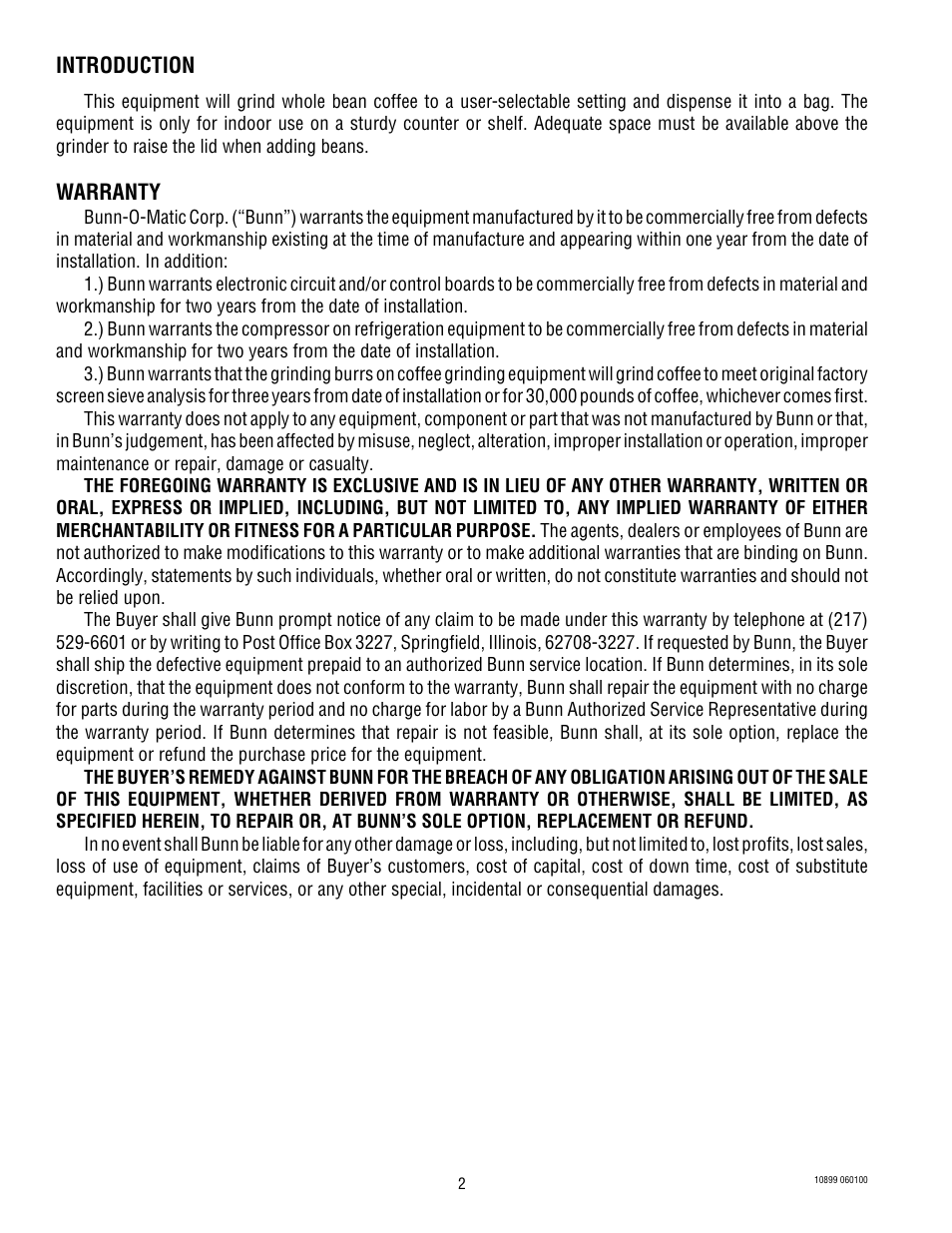 Bunn 120/208-240V User Manual | Page 2 / 4