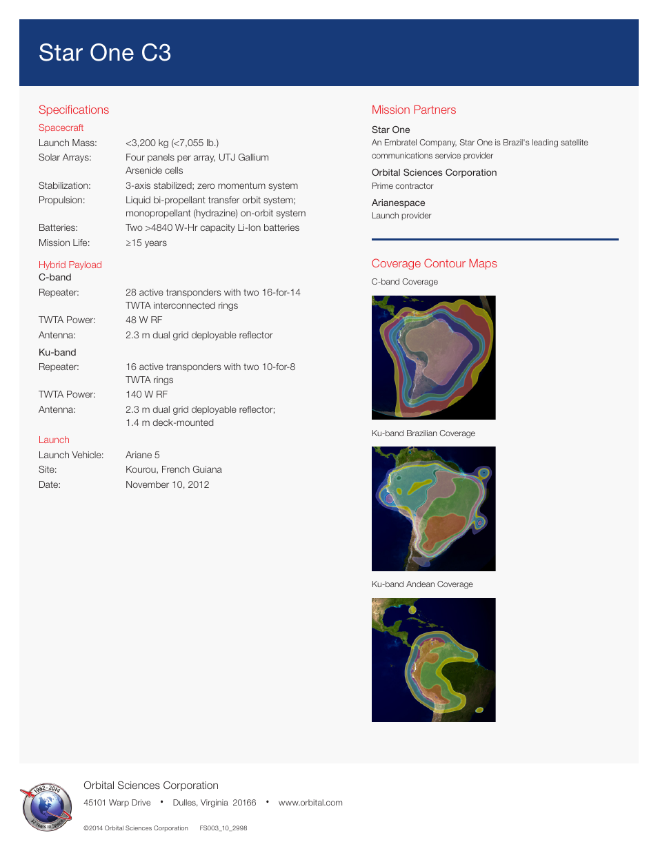 Star one c3 | Orbital Star One C3 User Manual | Page 2 / 2