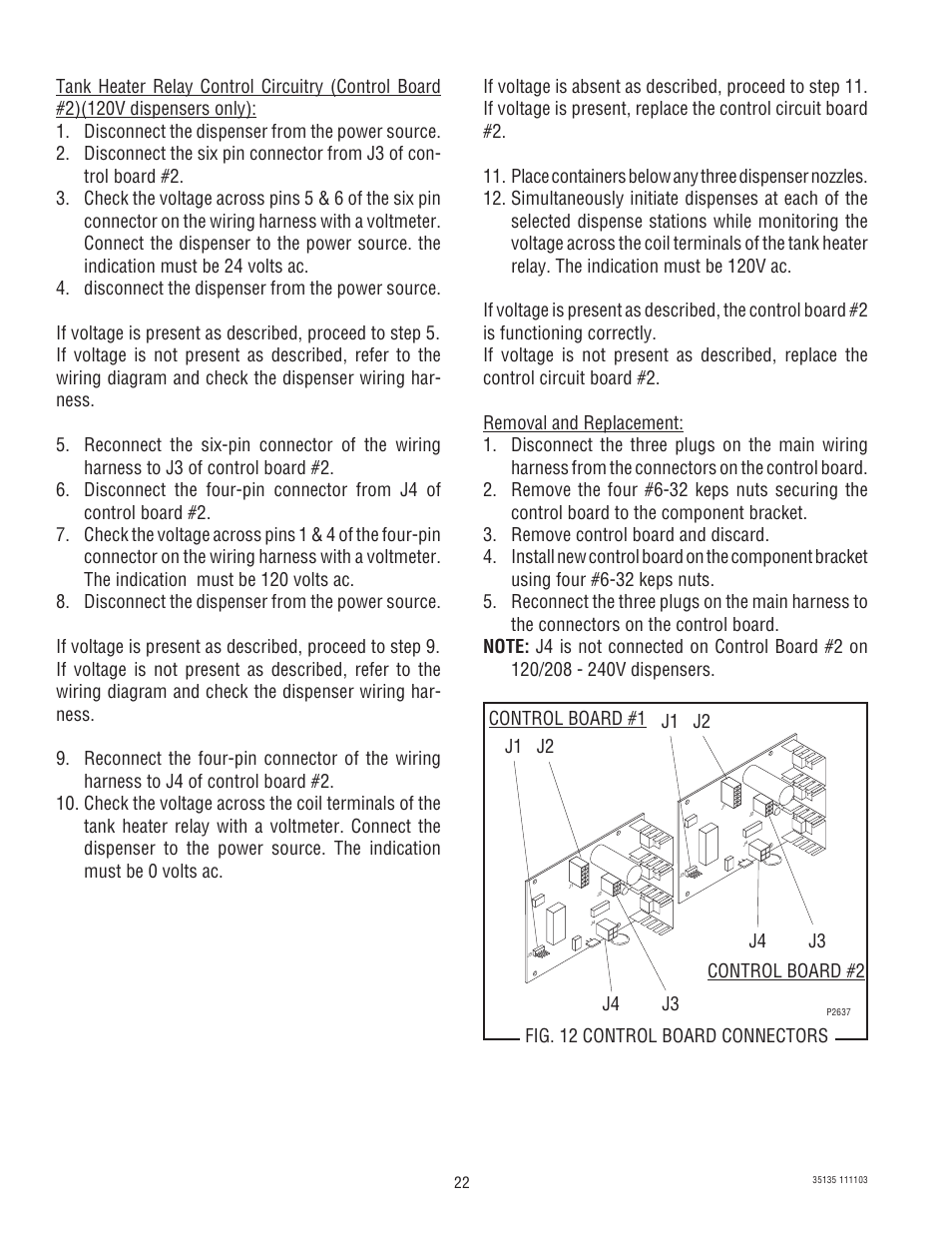 Bunn FMD-4 User Manual | Page 22 / 45