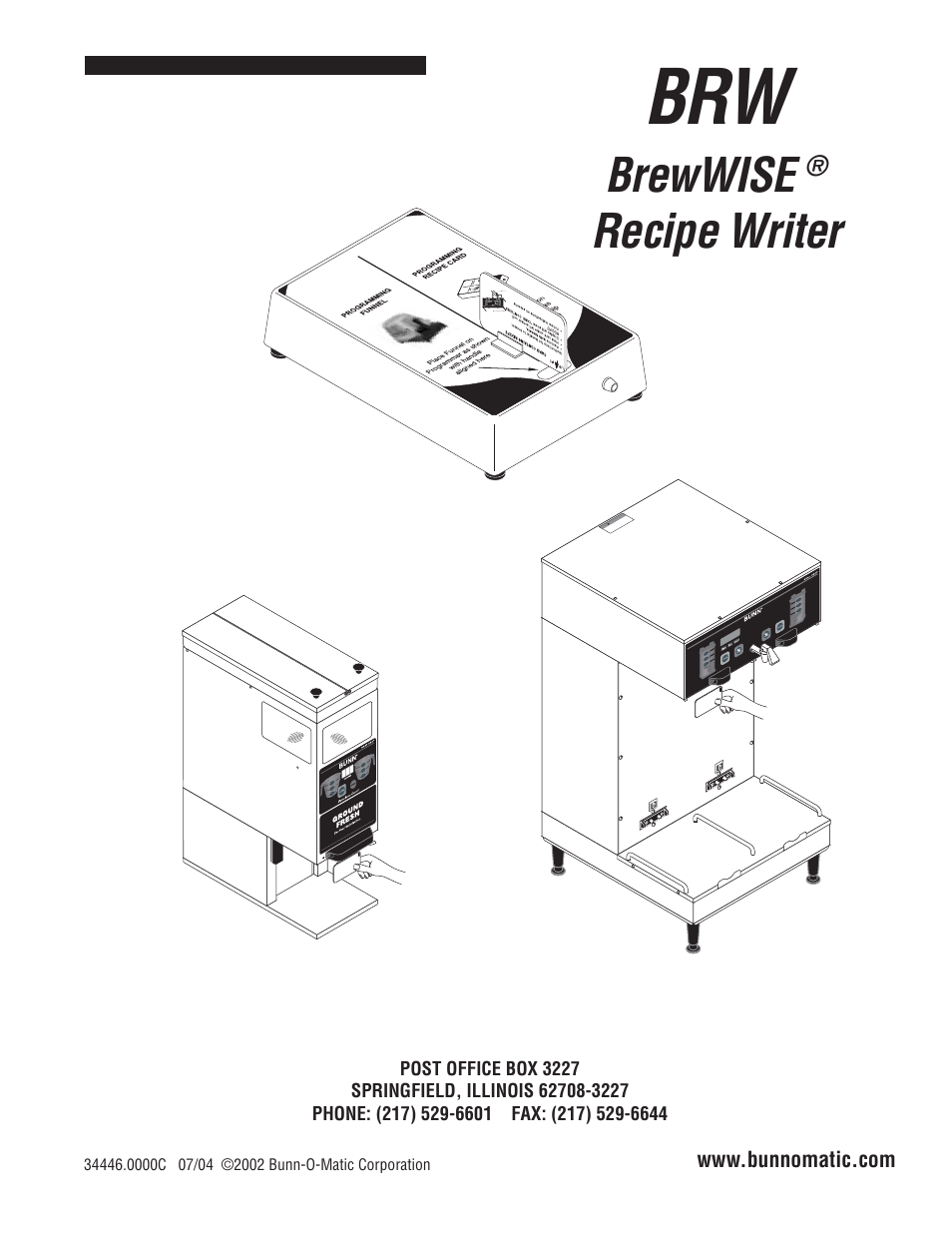 Bunn B10 Series User Manual | 15 pages
