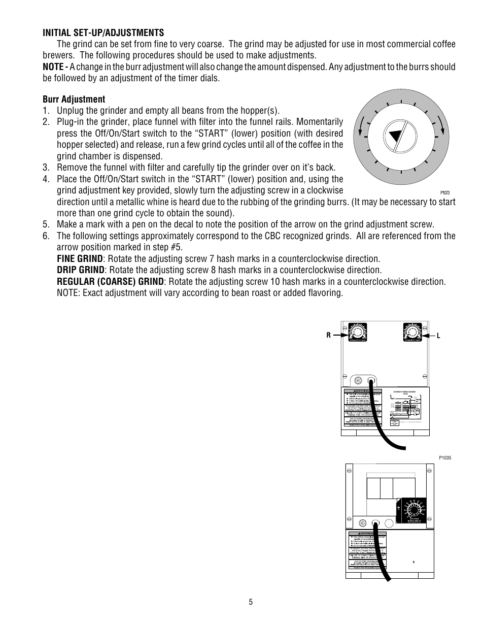 Bunn LPG LPG-2E User Manual | Page 5 / 22