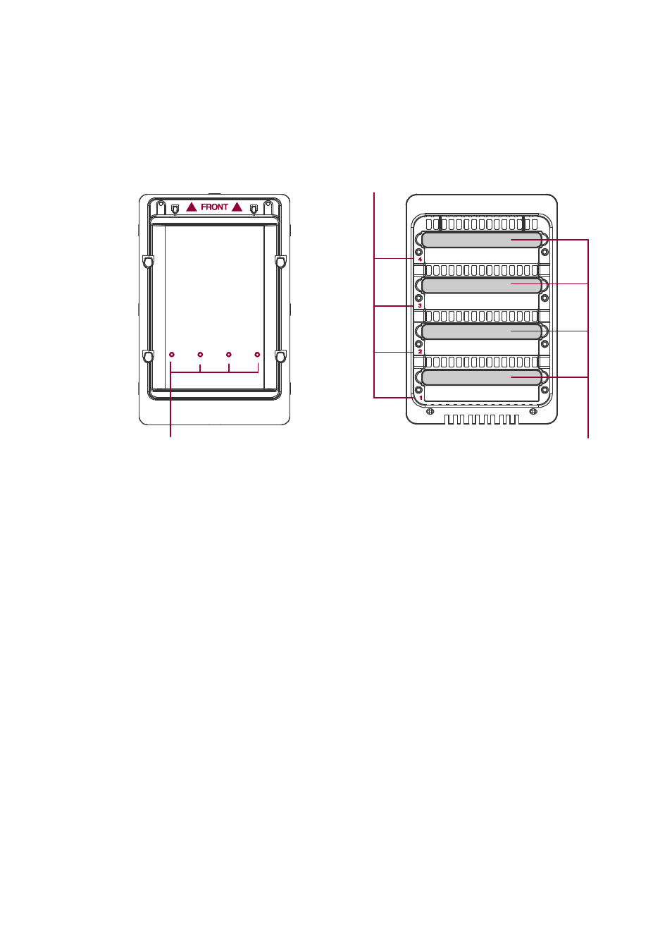 Top & cover view (exposed) | Oyen Digital DATATALE RS-M4T 4-BAY THUNDERBOLT User Manual | Page 10 / 55