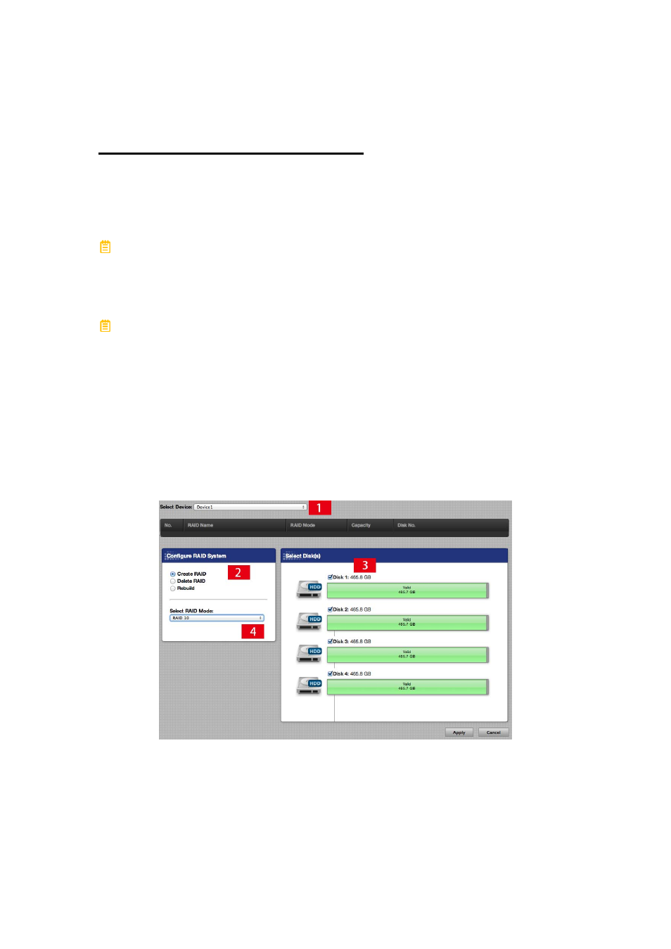 Raid master: operation, Raid configurations: set up a new raid set | Oyen Digital DATATALE RS-M4T 4-BAY THUNDERBOLT User Manual | Page 36 / 55