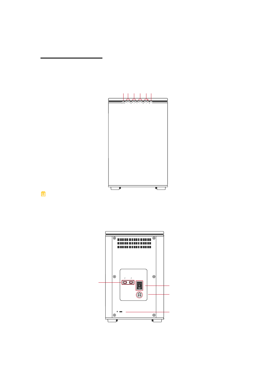 System views, Front view, Rear view | Oyen Digital DATATALE RS-M4T 4-BAY THUNDERBOLT User Manual | Page 9 / 55