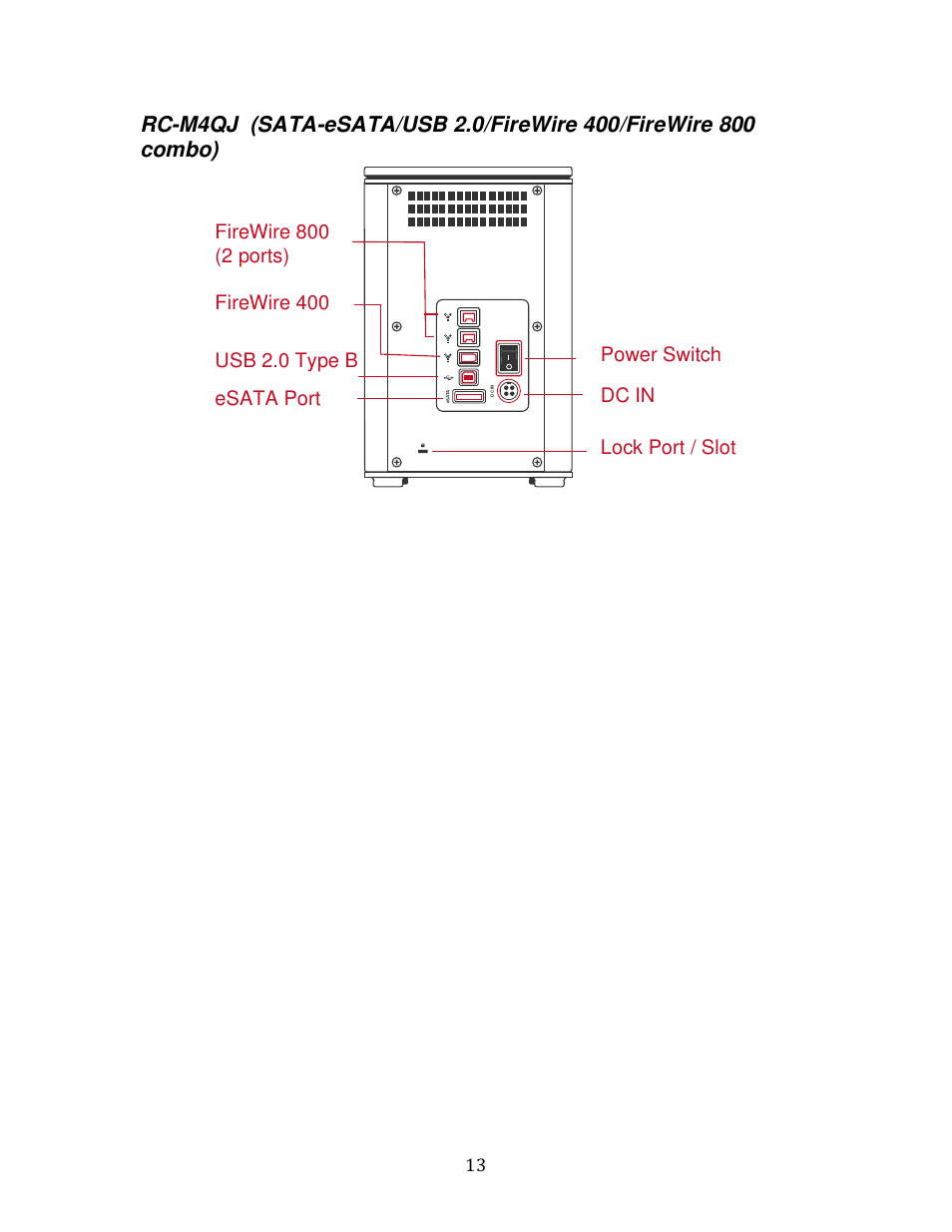 Oyen Digital DATATALE RC-M4QJ 4-BAY RAID User Manual | Page 13 / 79