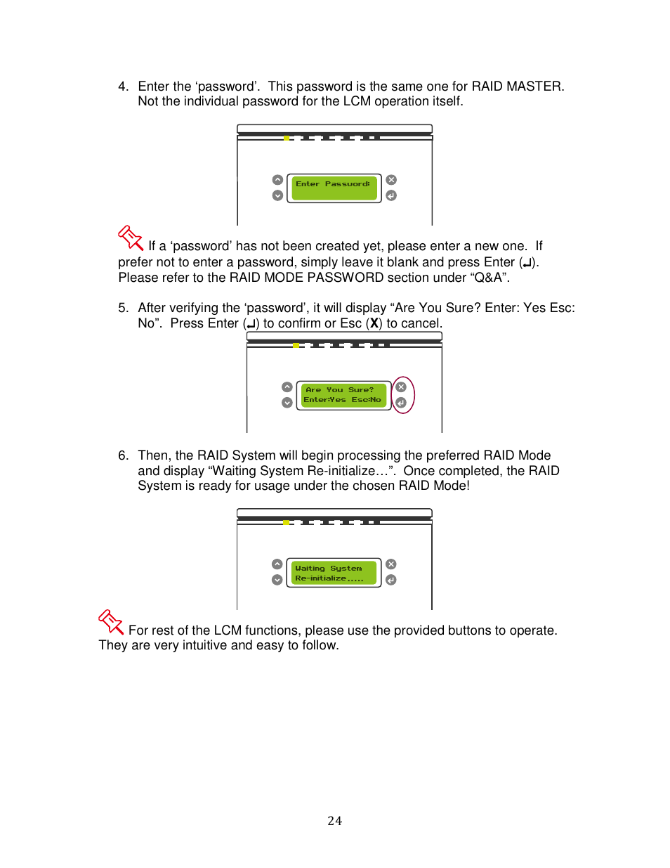 Oyen Digital DATATALE RC-M4QJ 4-BAY RAID User Manual | Page 24 / 79