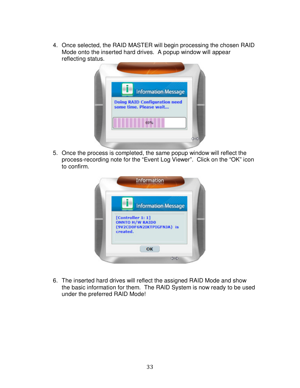 Oyen Digital DATATALE RC-M4QJ 4-BAY RAID User Manual | Page 33 / 79