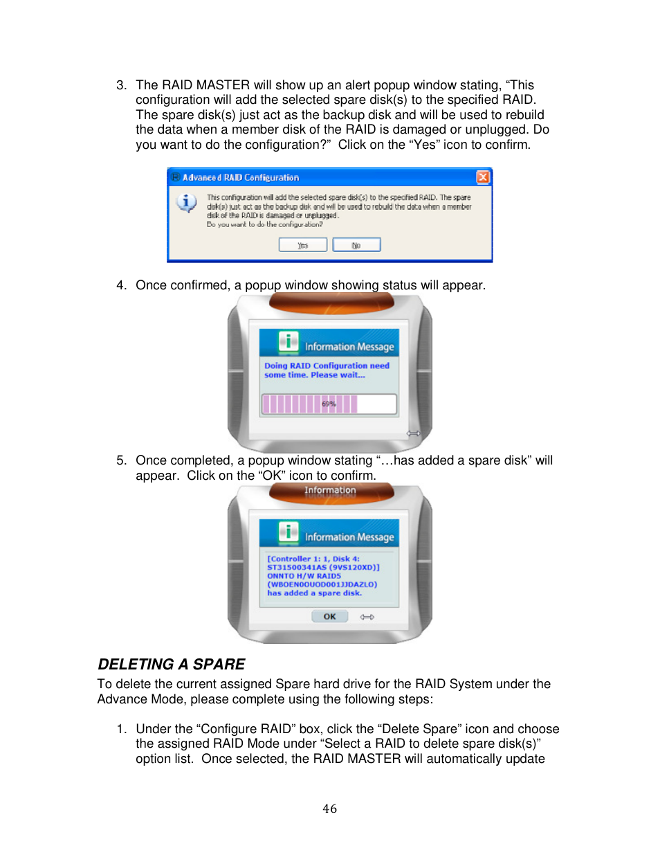 Oyen Digital DATATALE RC-M4QJ 4-BAY RAID User Manual | Page 46 / 79