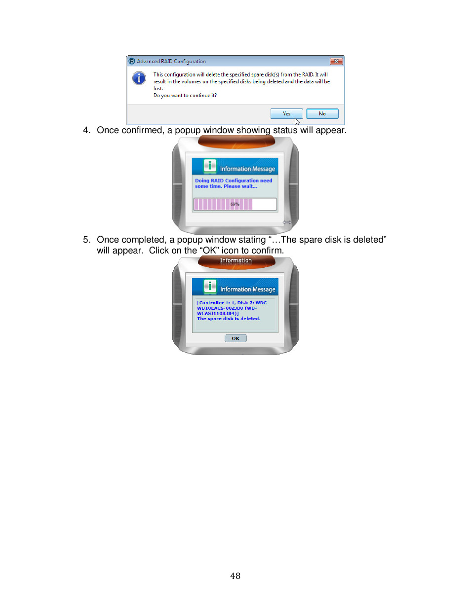 Oyen Digital DATATALE RC-M4QJ 4-BAY RAID User Manual | Page 48 / 79