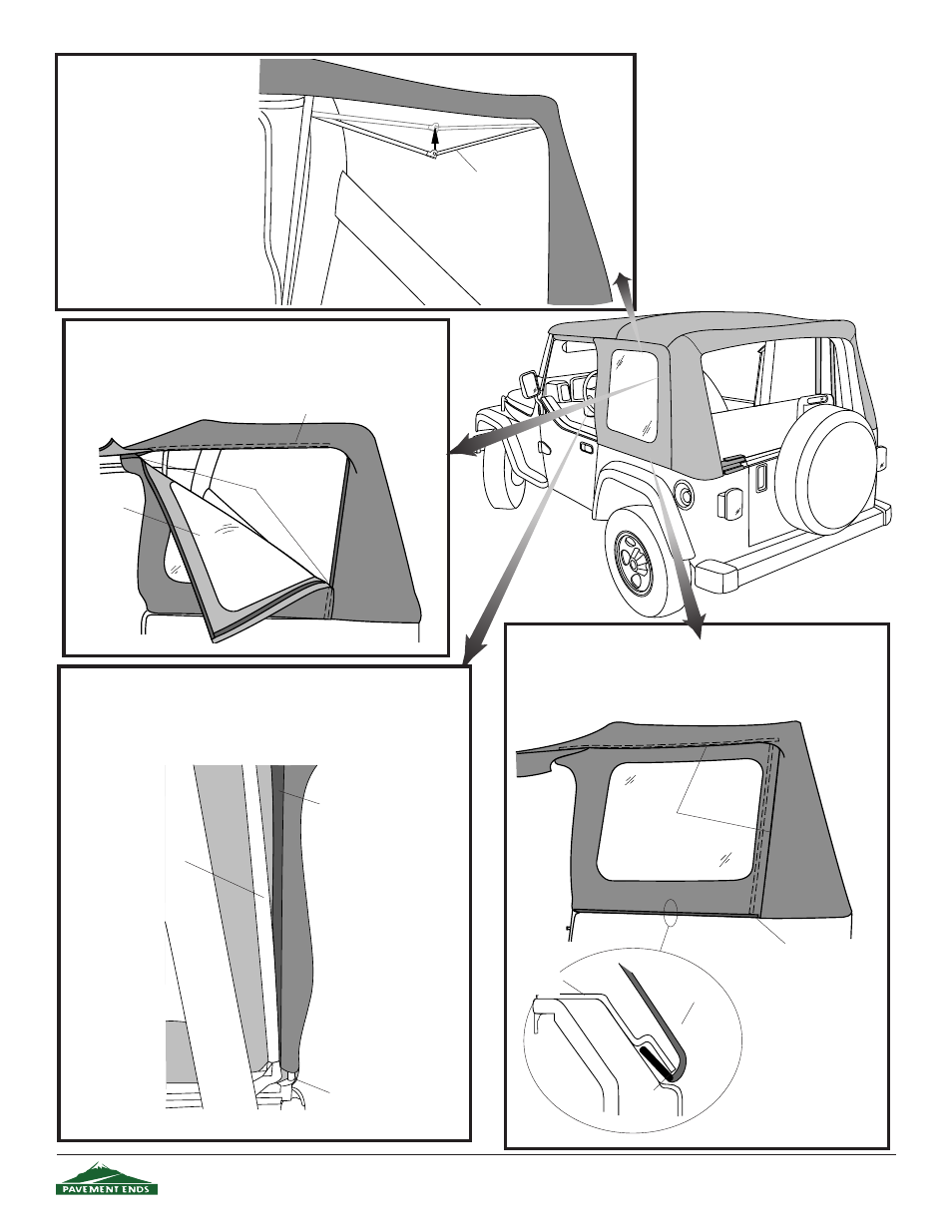 Step fourteen, Step fifteen, Step seventeen | Step sixteen | Pavement Ends 44587 Flip Top User Manual | Page 9 / 12