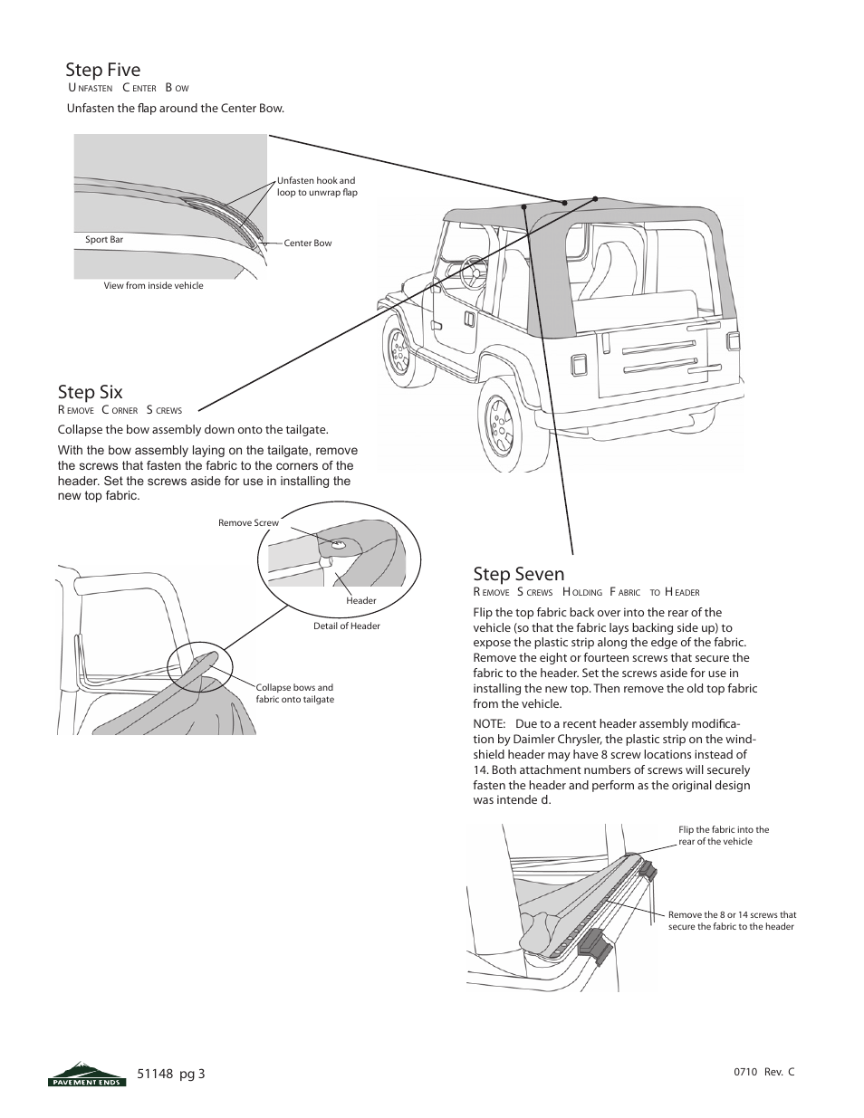 Step five, Step six, Step seven | Pavement Ends 51148 Replay User Manual | Page 3 / 9