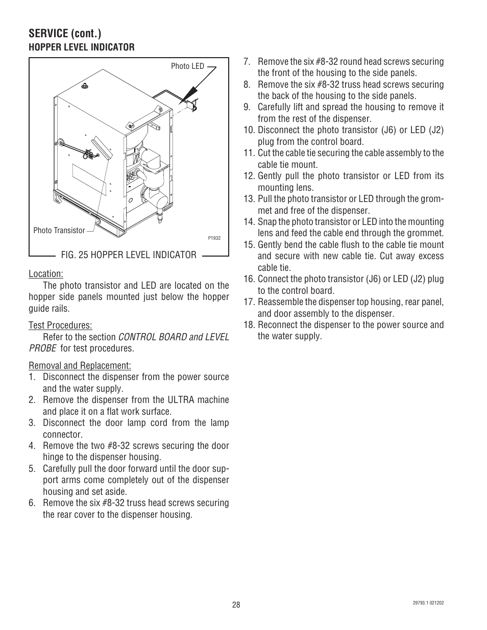 Bunn dispenser User Manual | Page 28 / 34
