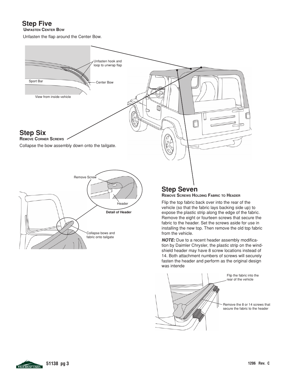Step five, Step six, Step seven | Pavement Ends 51138 Replay User Manual | Page 3 / 10