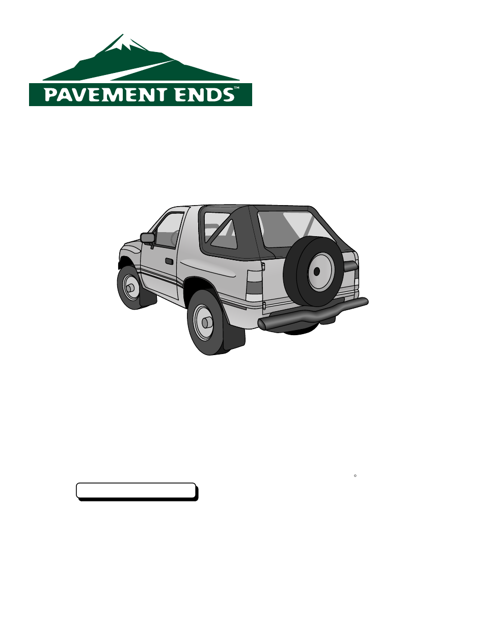 Pavement Ends 51139 Replay User Manual | 7 pages