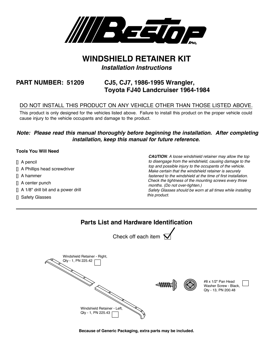 Pavement Ends 51209 Sun Cap User Manual | 2 pages