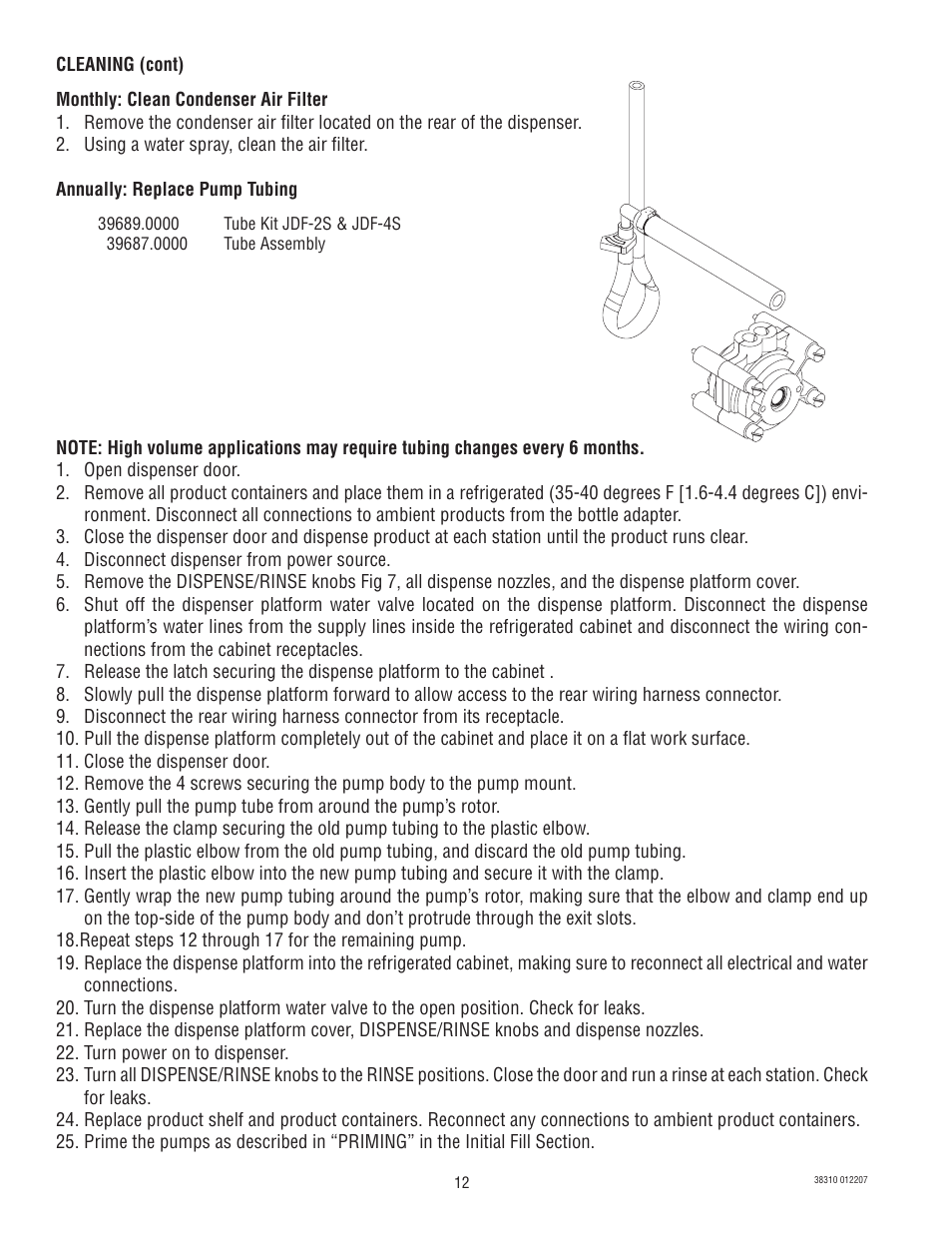 Bunn JDF-2N User Manual | Page 12 / 32