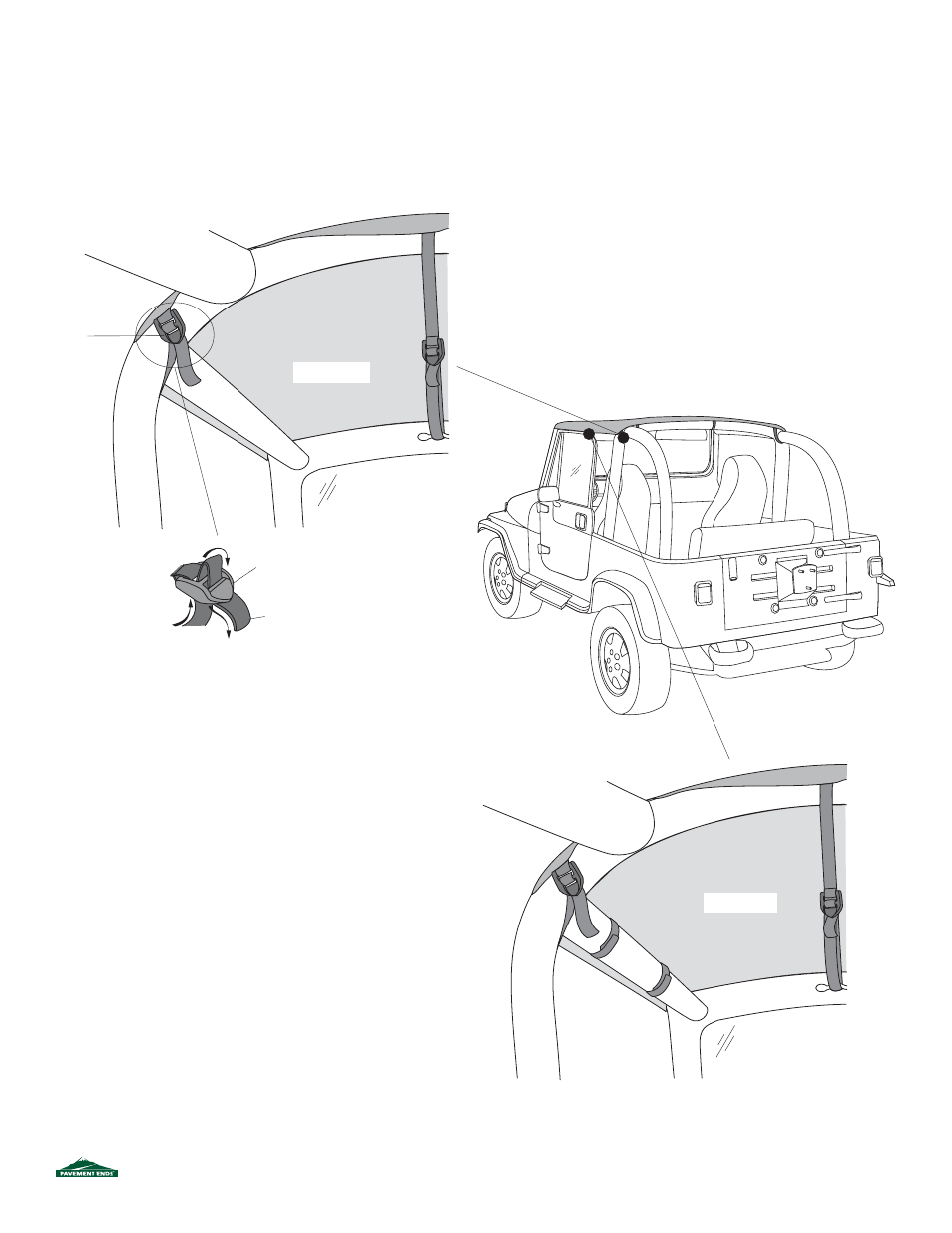 Step three, Step four | Pavement Ends 41514 Sun Cap User Manual | Page 3 / 4