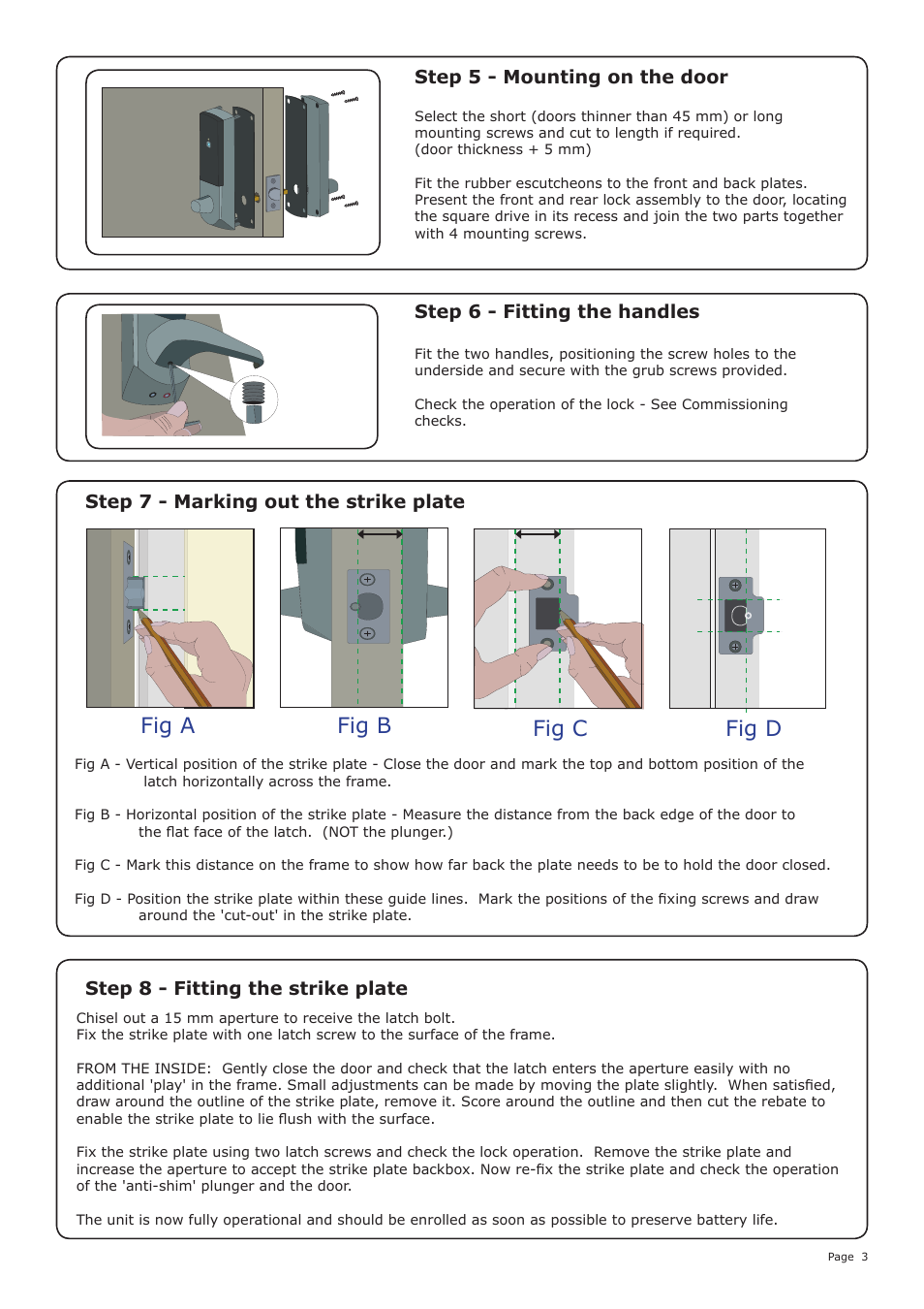 Fig a fig b fig c fig d | Paxton Easyprox nano User Manual | Page 3 / 8