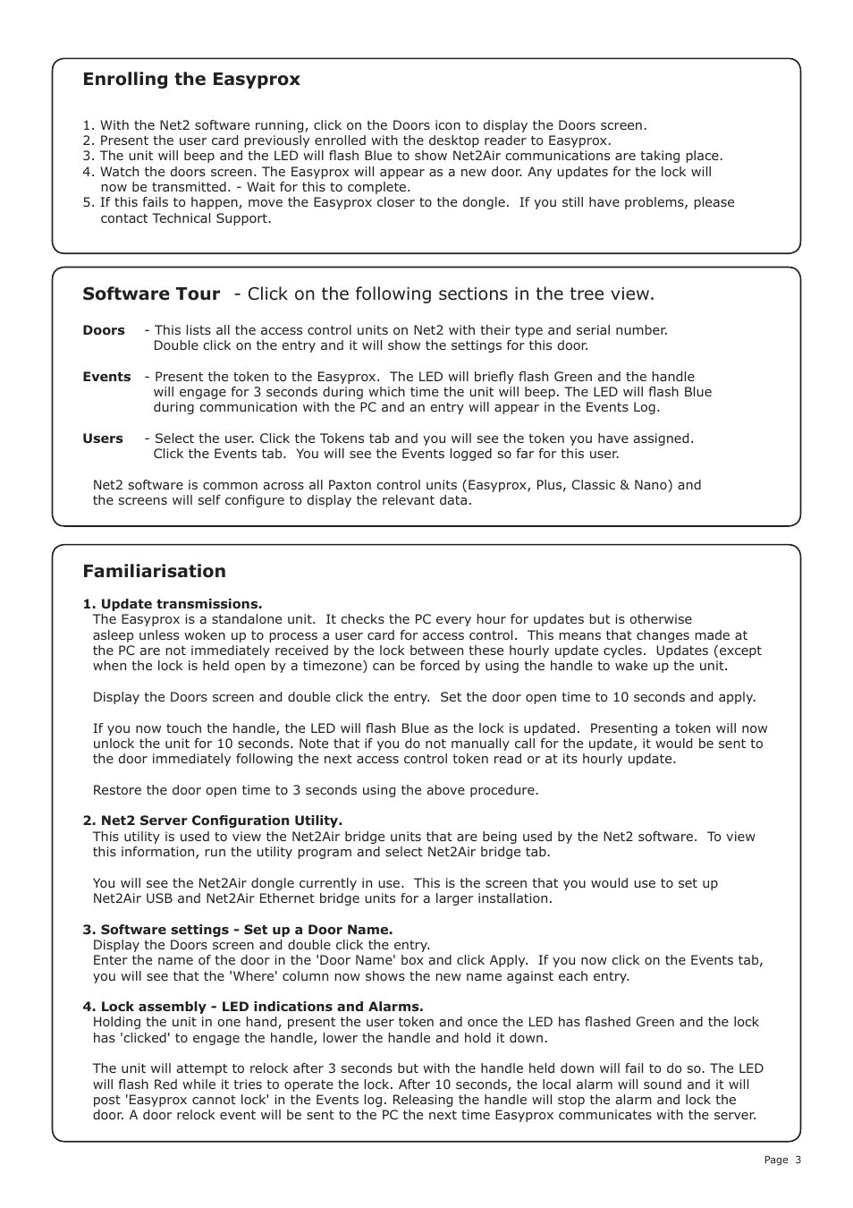 Paxton Easyprox nano starter kit User Manual | Page 3 / 12