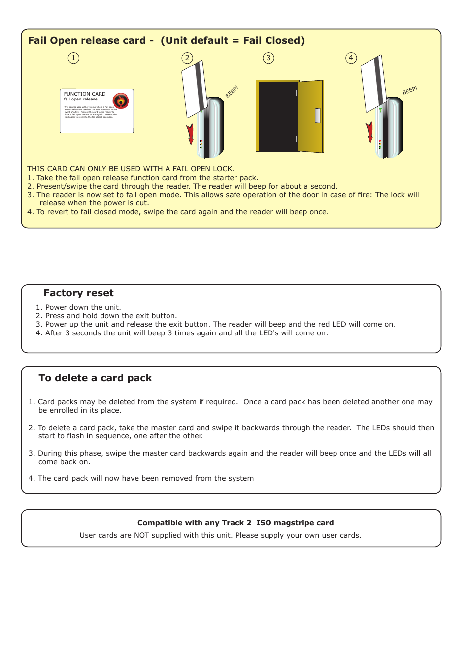 Paxton Magstripe 25 shadow card pack User Manual | Page 2 / 2