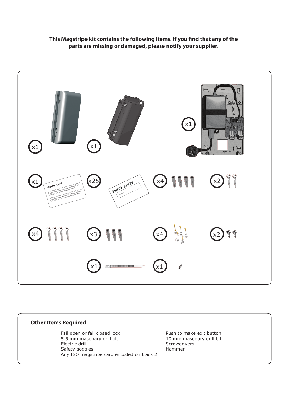 Paxton Swipe card 25 kit User Manual | Page 3 / 6