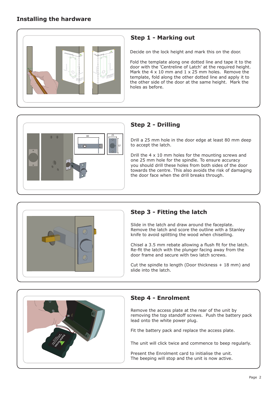 Paxton Easyprox compact User Manual | Page 2 / 7