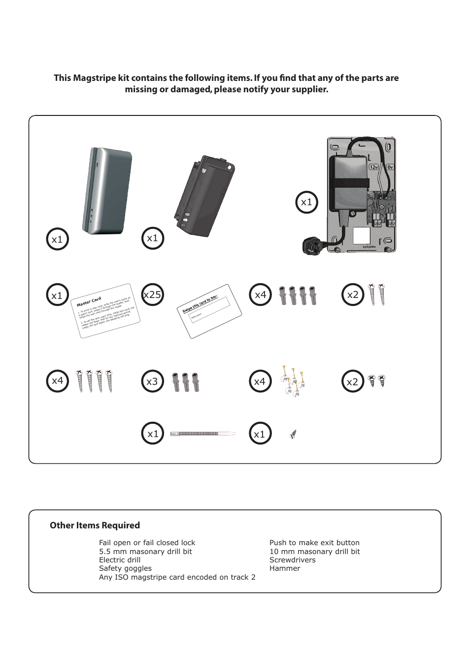 Paxton Magstripe 1000 kit User Manual | Page 3 / 6