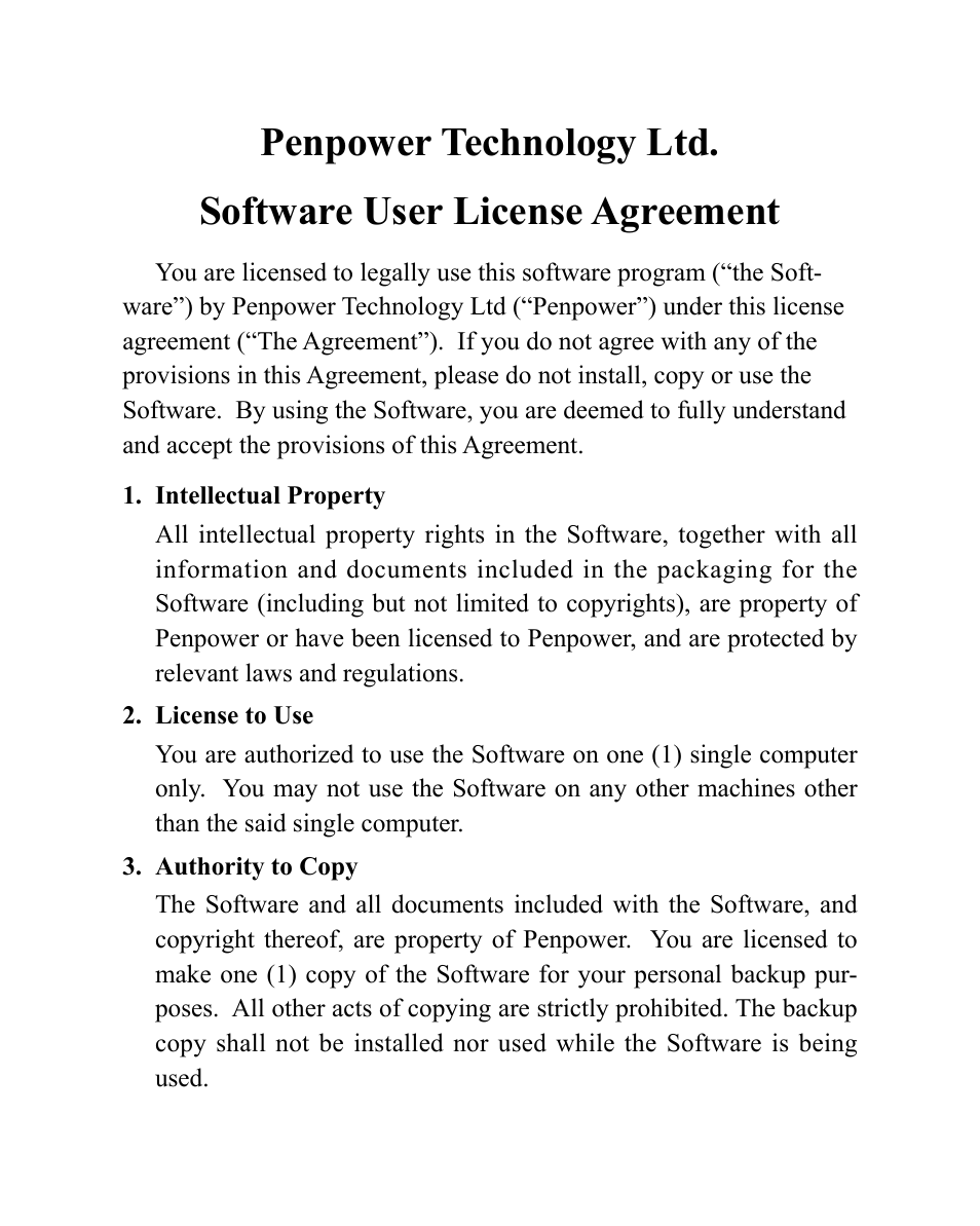 Penpower MyInk (iOS/Win) User Manual | Page 2 / 90