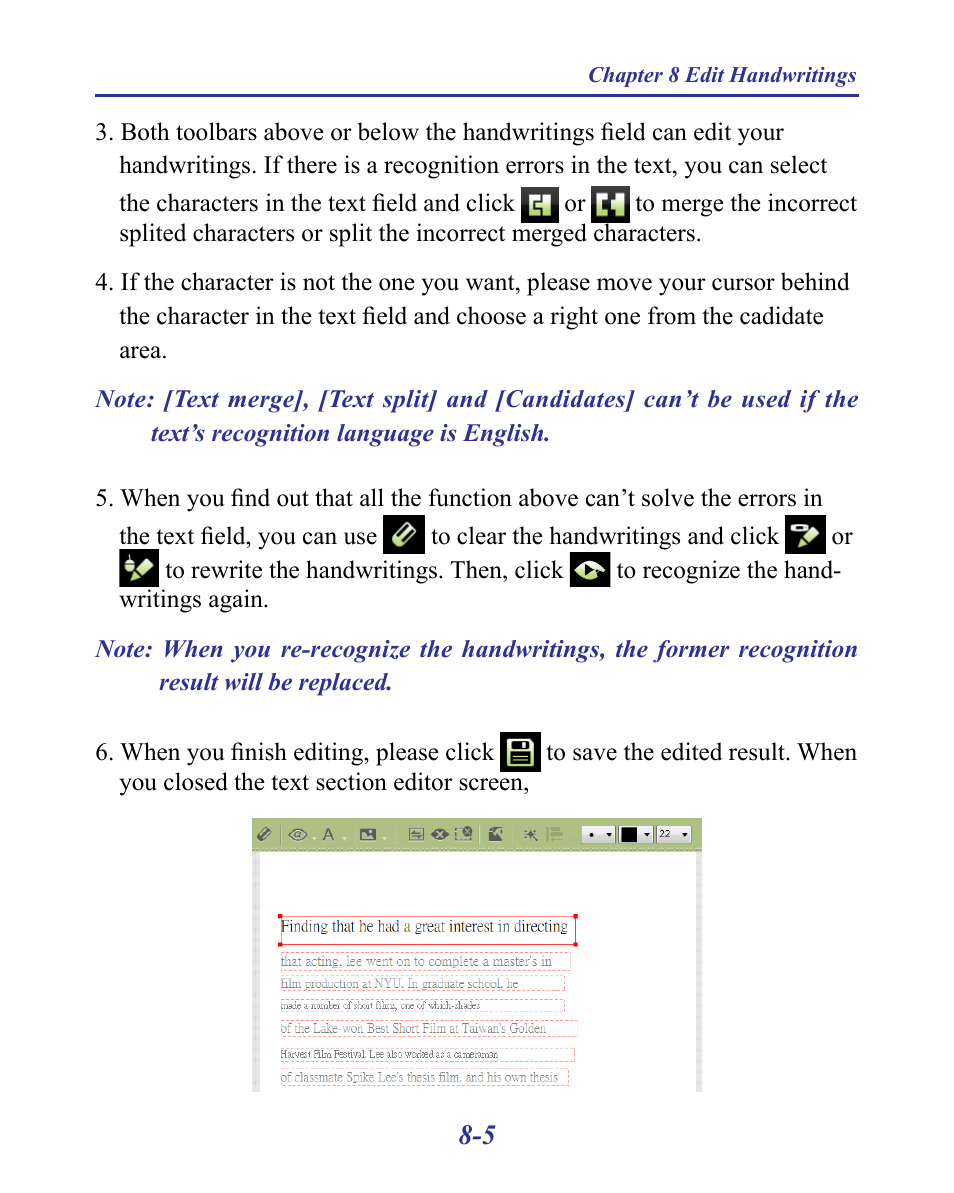 Penpower MyInk (iOS/Win) User Manual | Page 76 / 90