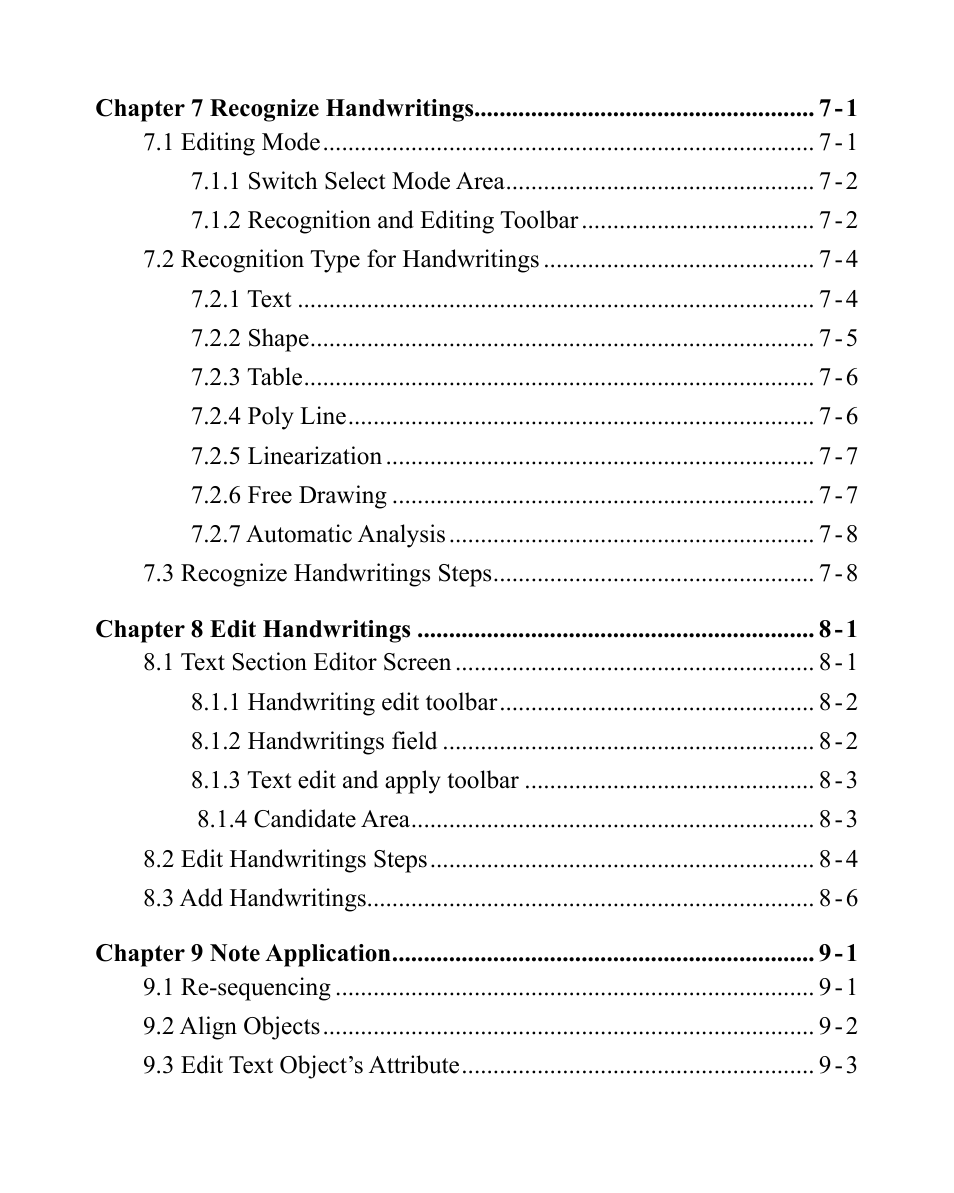 Penpower MyInk (iOS/Win) User Manual | Page 8 / 90