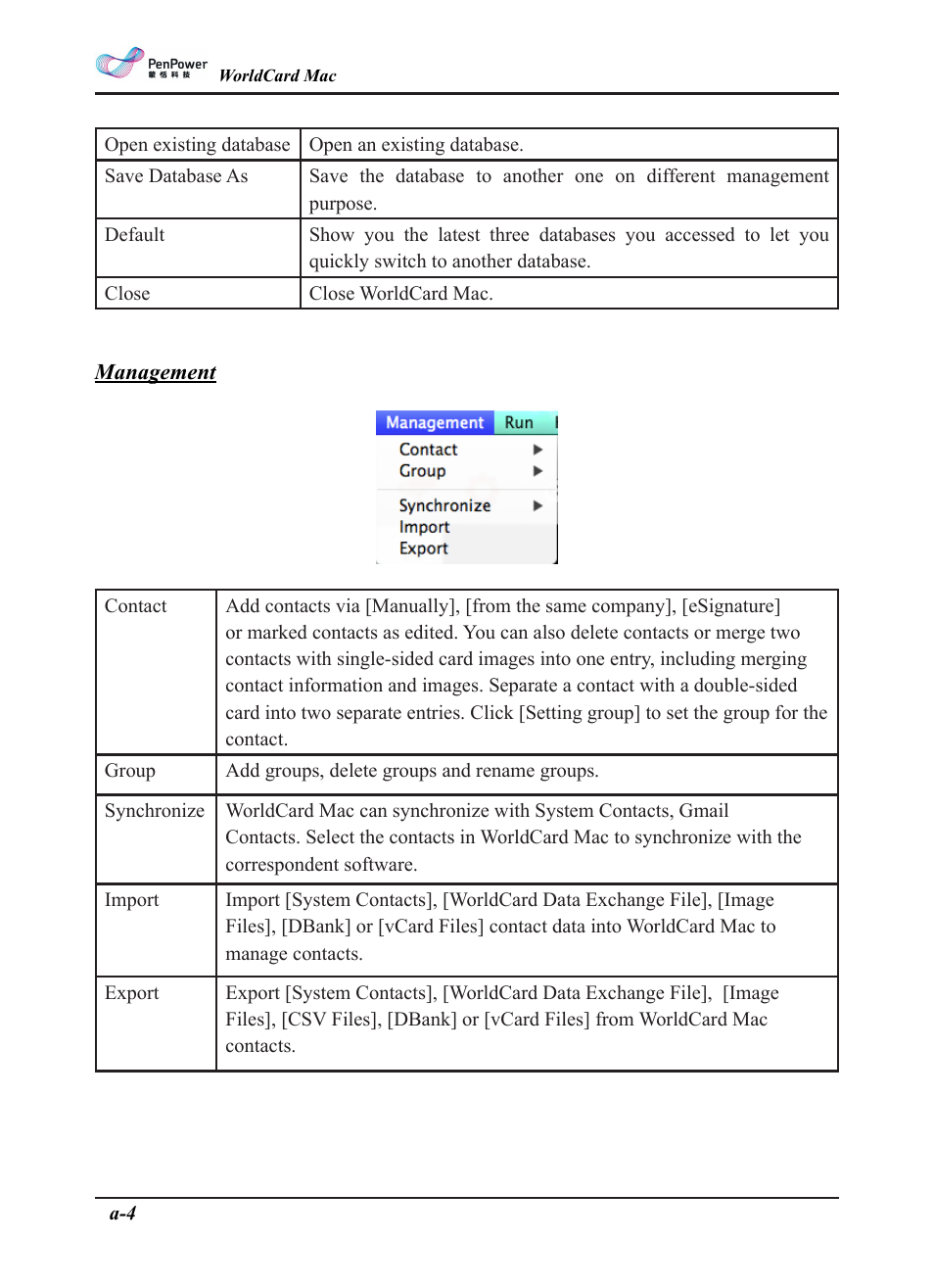 Penpower WorldCard plus (Mac) v.3.2 User Manual | Page 31 / 33